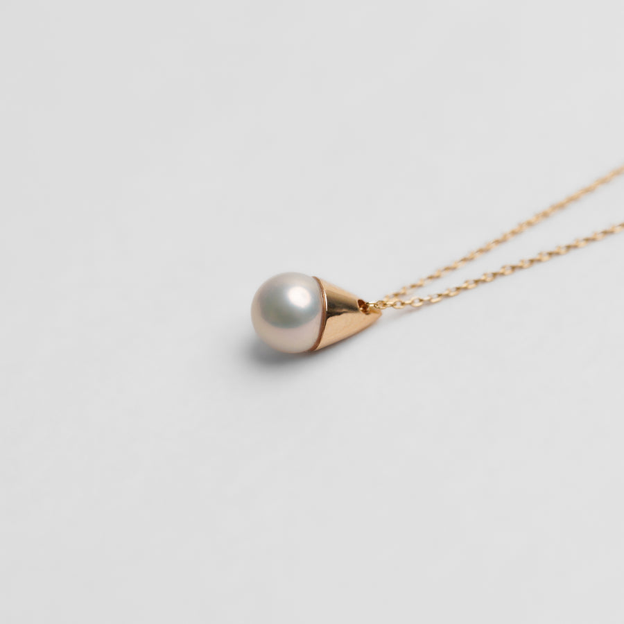 Round Pearl necklace (5.5mm / vertical)