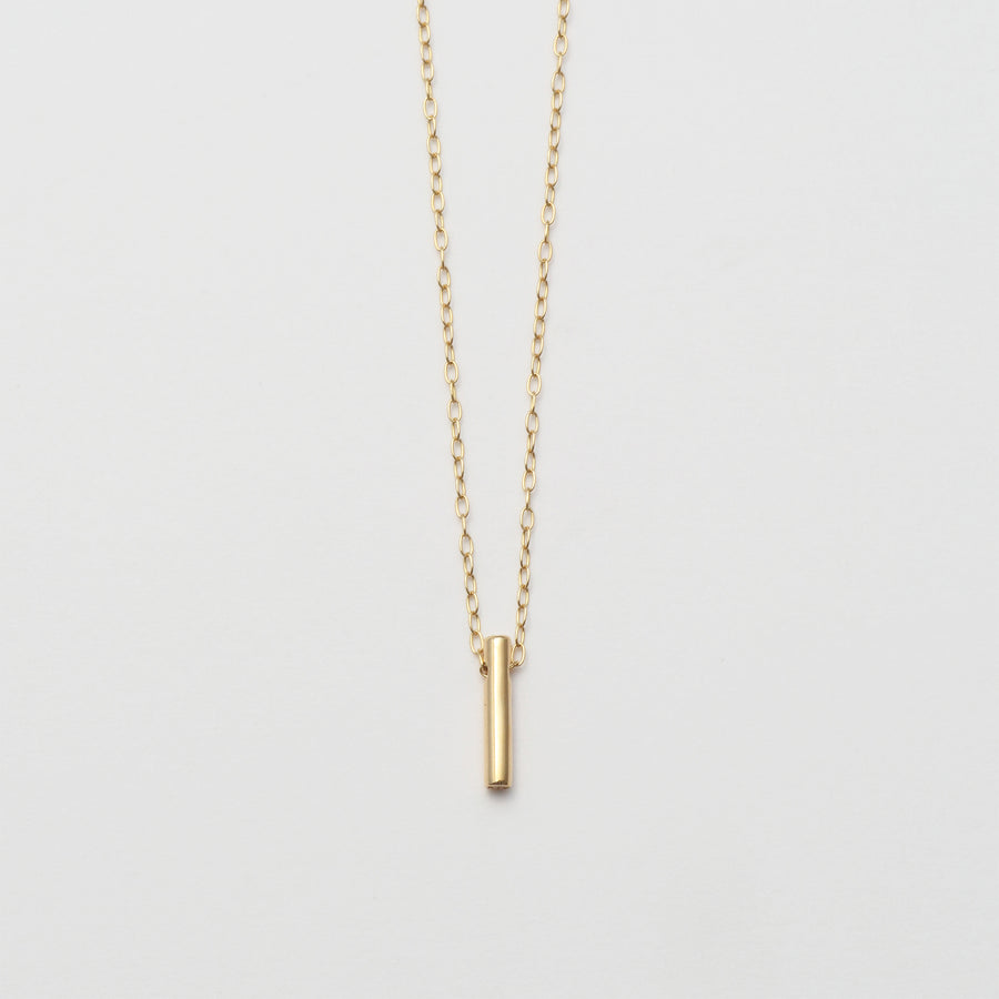 bar  necklace (K10/diamond)