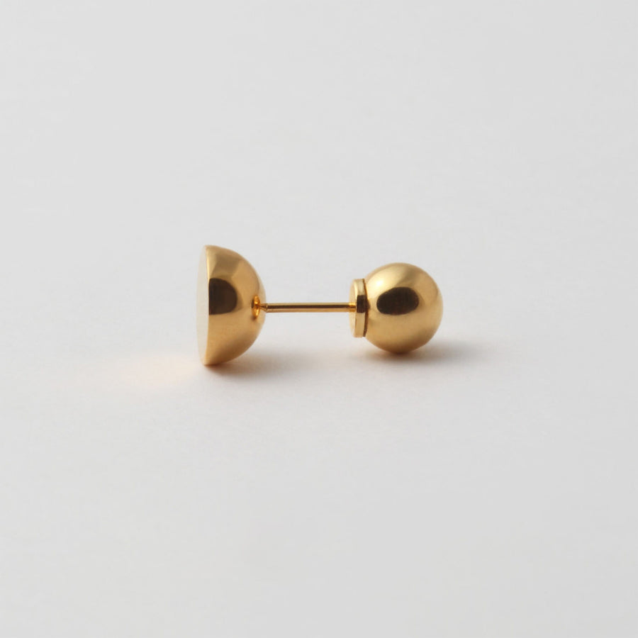 K18 pierced earring (Horizontal / K18 sphere clasp)