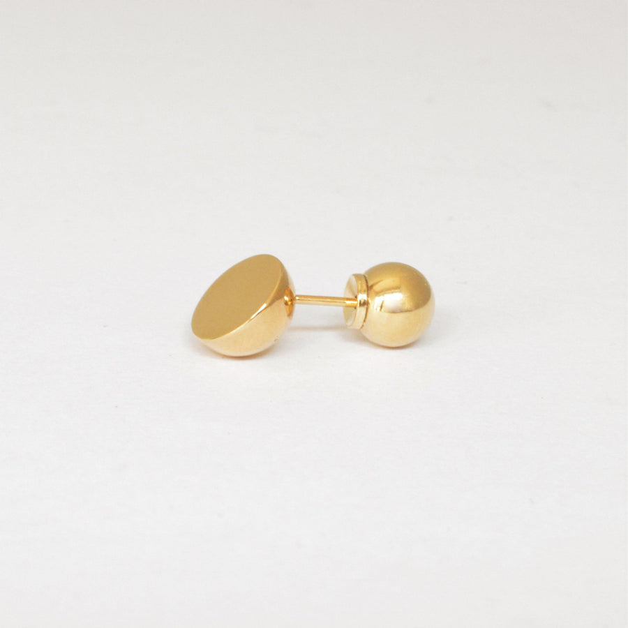 K18 pierced earring (Diagonal / K18 sphere clasp)