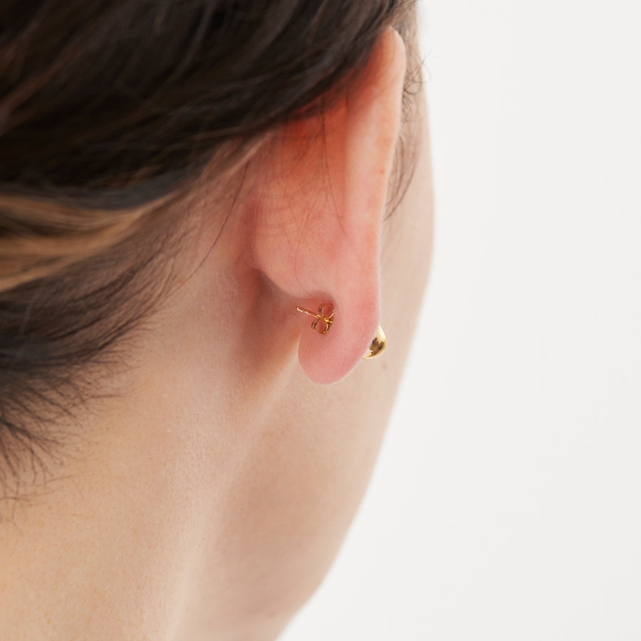 K18 pierced earring (Diagonal / K18 basic clasp)
