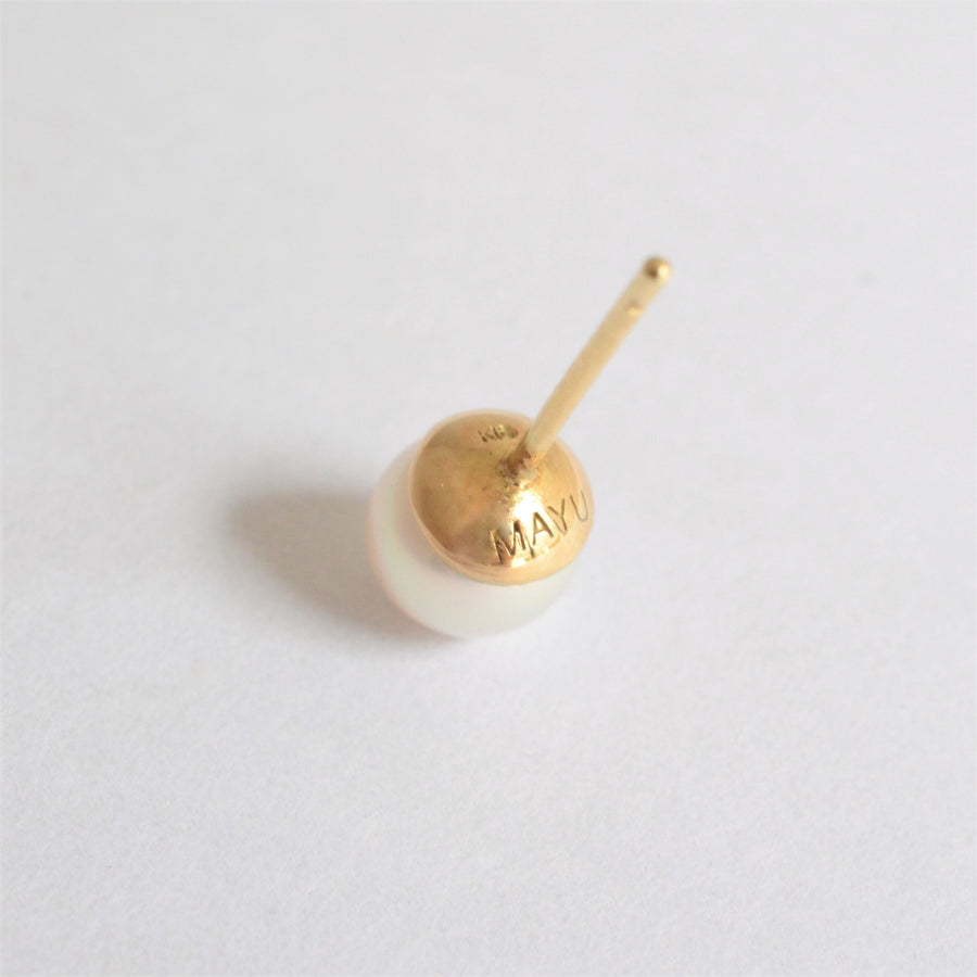 PEARL RIVETS(6mm pearl × 8.0-8.5mm Akoya pearl)