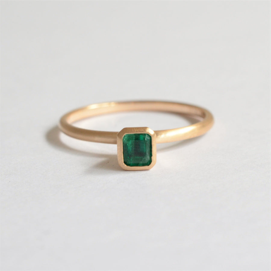 Square Emerald ring